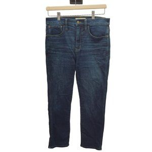 Madewell‎ Roadtripper Stovepipe Jeans Women's Size 27 Petite Blue Stretch Denim